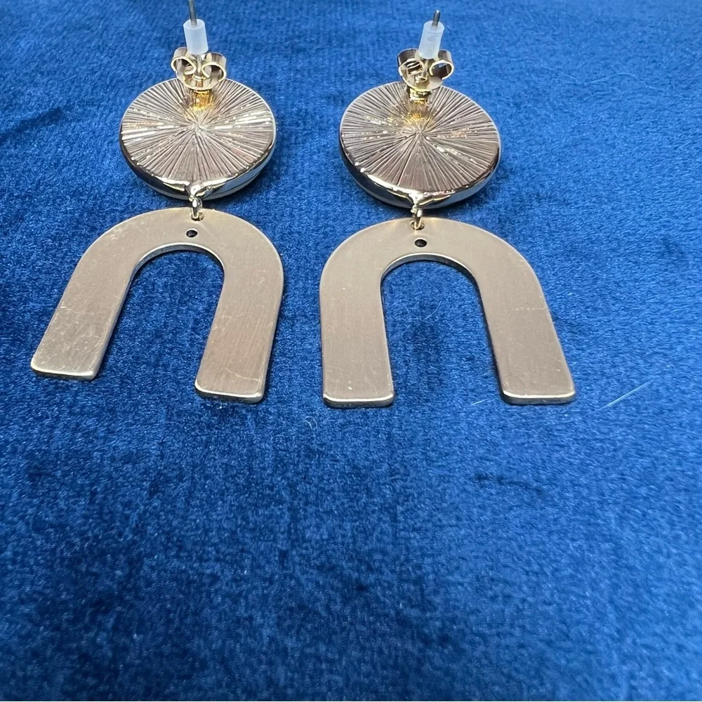 Adornia Gila Gold Vermeil Drop Earrmgs NWT